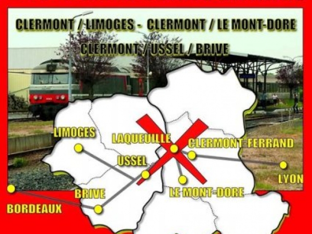 Etoile ferroviaire de Clermont-Ferrand : une étude sur les réouvertures de lignes à l’ouest