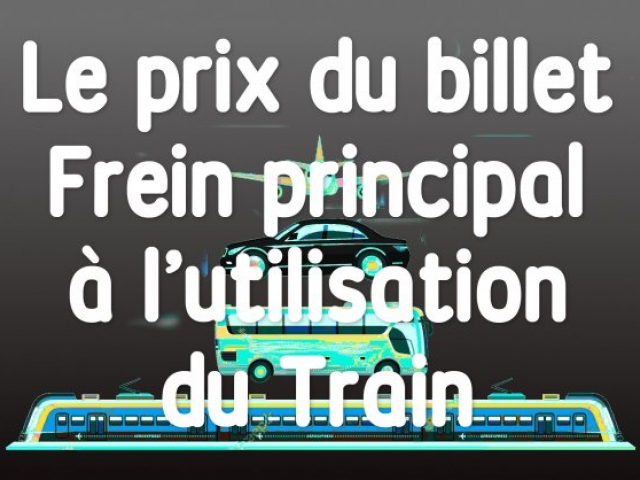 Un des principaux freins d’utilisation du train en France est bien le prix excessif des billets