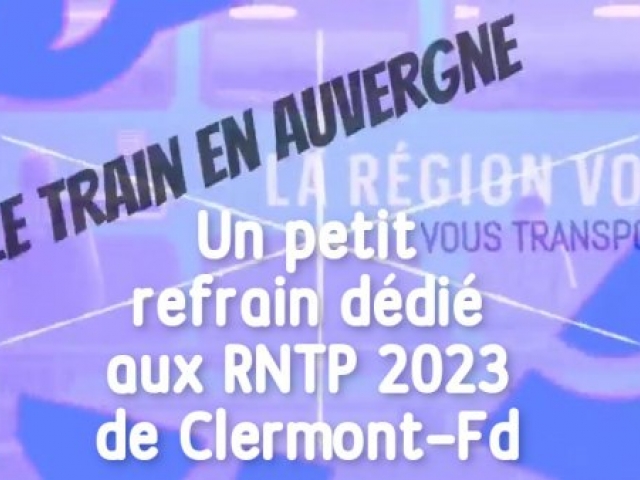 Salon RNTP à Clermont-Ferrand : Ôde musicale aux TER de la région Auvergne Rhône Alpes