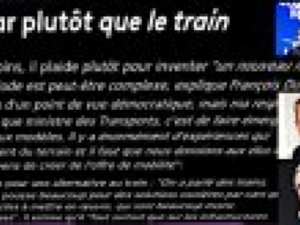 Le nouveau ministre des transports LR prépare les esprits au remplacement des trains du quotidien par des bus