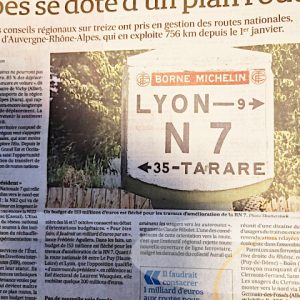 A défaut d’un plan rail la région Auvergne Rhône Alpes s’est dotée d’un plan route