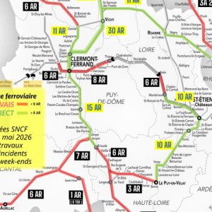 Etat de la desserte ferroviaire en Auvergne 2026 : le cul de sac